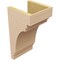 Ekena Millwork 8"W x 8"D x 16"H Wide Pescadero Rough Cedar Woodgrain TimberThane Corbel, Primed Tan CORUR08X08X16PECRCPR - alternate 5